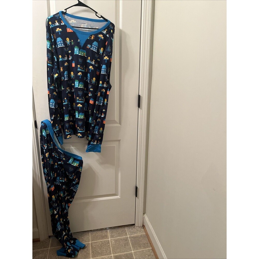 Target Men's Hanukkah LionsTheme 2pc Pajama Pant Set Top & Pants Size XXL